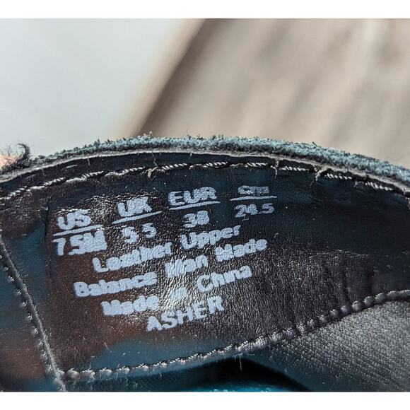 Franco Sarto Women's Black Suede Asher Wedge Heel Boots Size 7.5 M - Picture 6 of 8